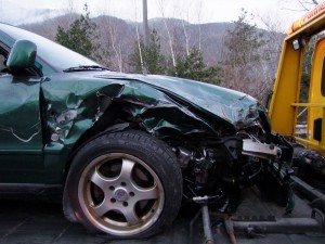 2013-01-07 VU Trimmis_300dpi Unfall auf der A13 bei Trimmis (Polizeifoto: Kapo Graubünden)