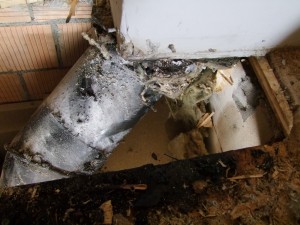 Brand in Puntraschigna (Polizeifoto Mottbrand: Kapo Graubünen)