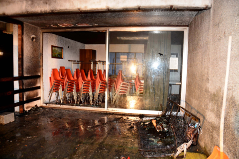 Roveredo: Brand im Jugendzentrum +++ Zeugenaufruf
