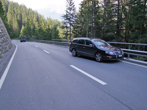 Klosters: Verkehrsunfall fordert eine verletzte Person