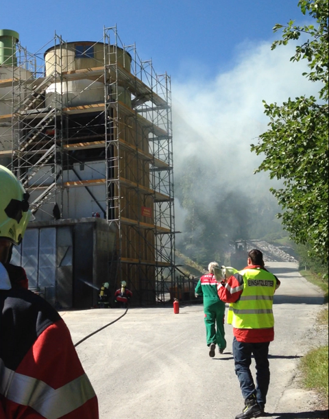 Samnaun: Brand in Betonwerk verursacht Sachschaden