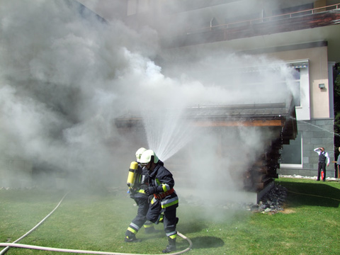 Arosa: Blockhaus-Sauna abgebrannt