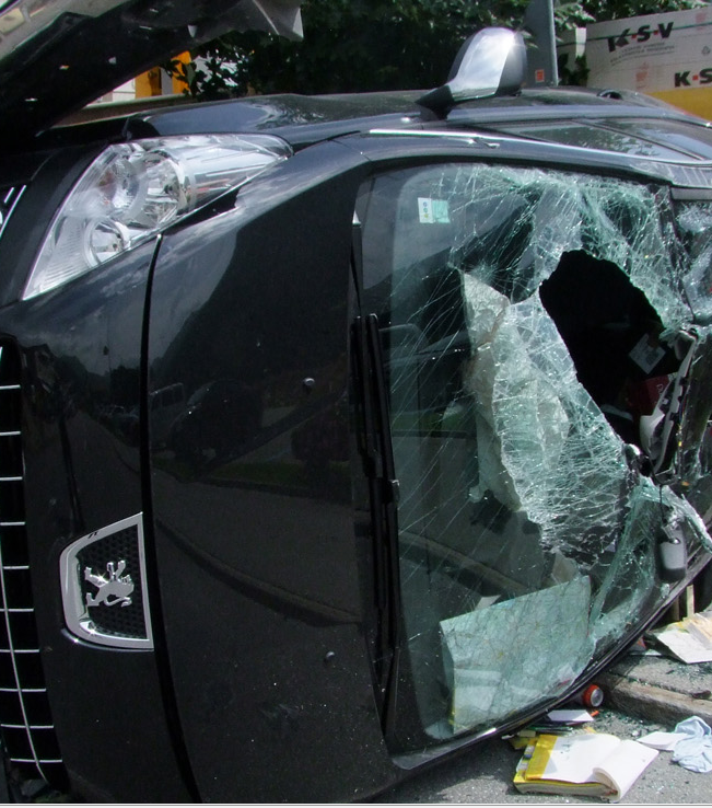 Unfall in Sedrun