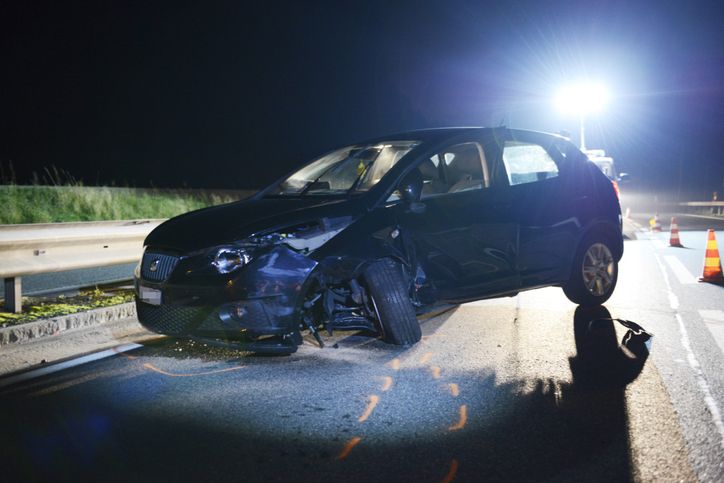 Polizeimeldungen, Polizeifoto Unfall A28: Kapo GR