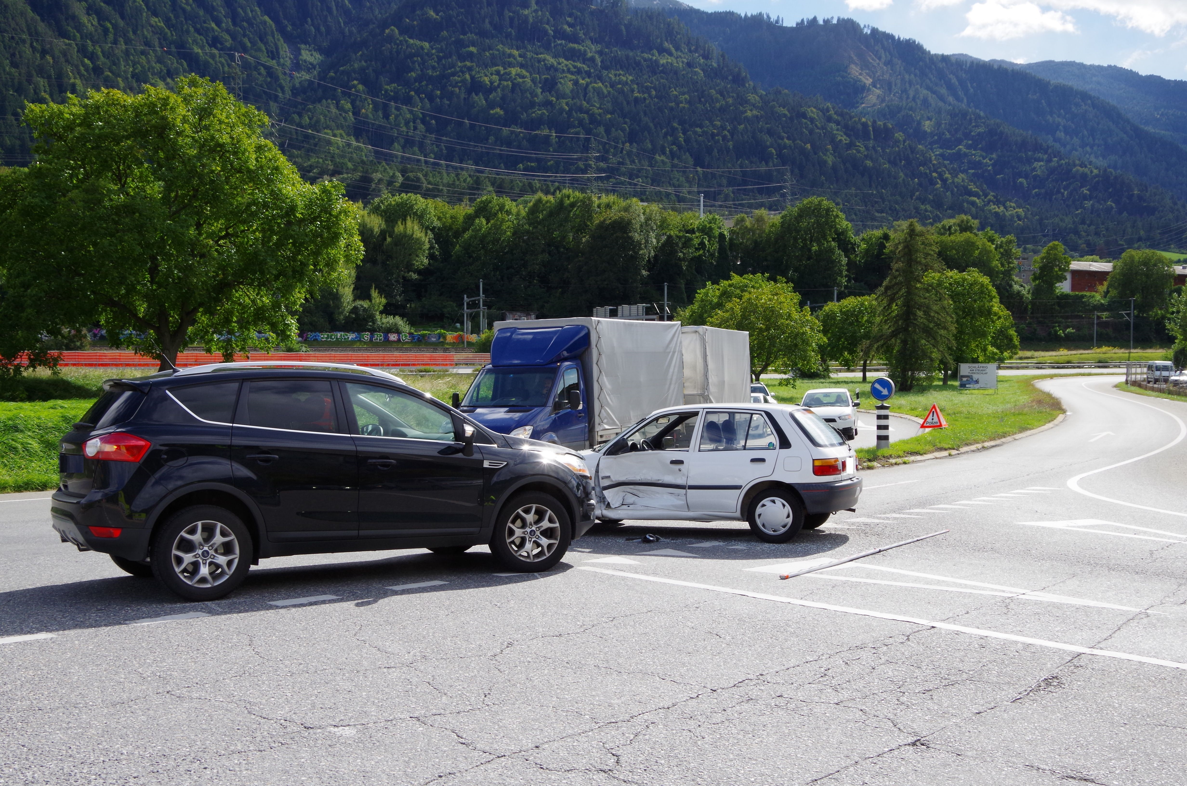 Zwei Verkehrsunfälle mit Leichtverletzten