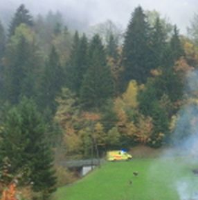 Sarn: Selbstunfall fordert ein Todesopfer