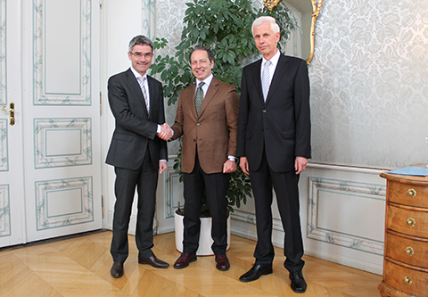 Besuch des italienischen Botschafters bei der Bündner Regierung