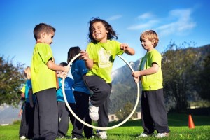 Foto aus den Trainings der GKB-SPORTKIDS