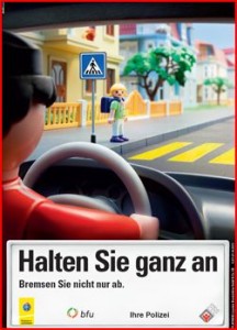 Kinder auf dem Schulweg: Halten Sie ganz an