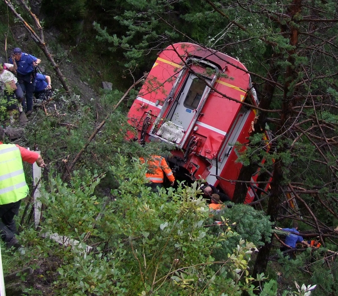 Zugunglück in Graubünden