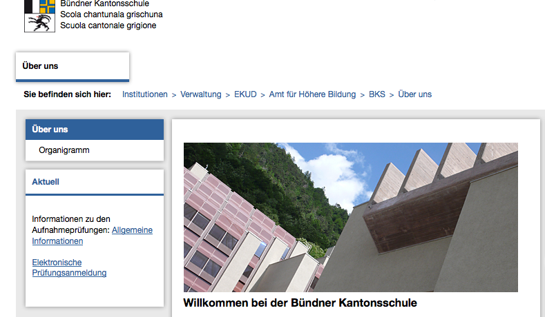 Großer Rat befürwortet Bau einer Mensa und Mediothek an Bündner Kantonsschule