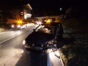 Schiers: Fünf Verletzte bei zwei Kollisionen. (Quelle: Kantonspolizei Graubünden)