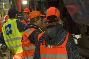ÖV-Luft schnuppern bei der RhB mit Berufs-Parcour. (Quelle RhB)