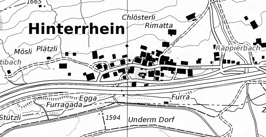 Regierung genehmigt Teilrevision der Ortsplanung von Hinterrhein