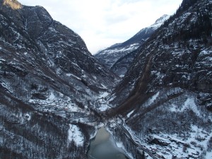 Felssturz in Buseno. (Bild: Kantonspolizei Graubünden)