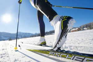 Strassensperrung wegen des Engadiner Skimarathons. (Symbolbild)