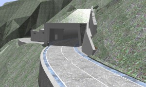 Visualisierung neuer Tunnel Val Pischöt. (Bild: Standeskanzlei Graubünden)