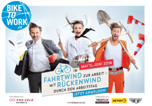 Der Flyer von biketowork.ch