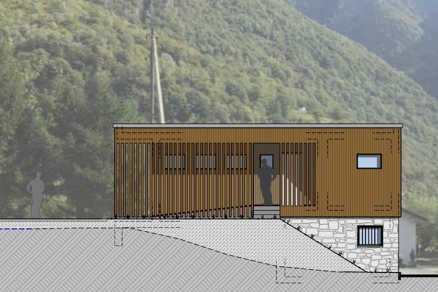 Spatenstich für die neue Wildannahmestelle in Cama
