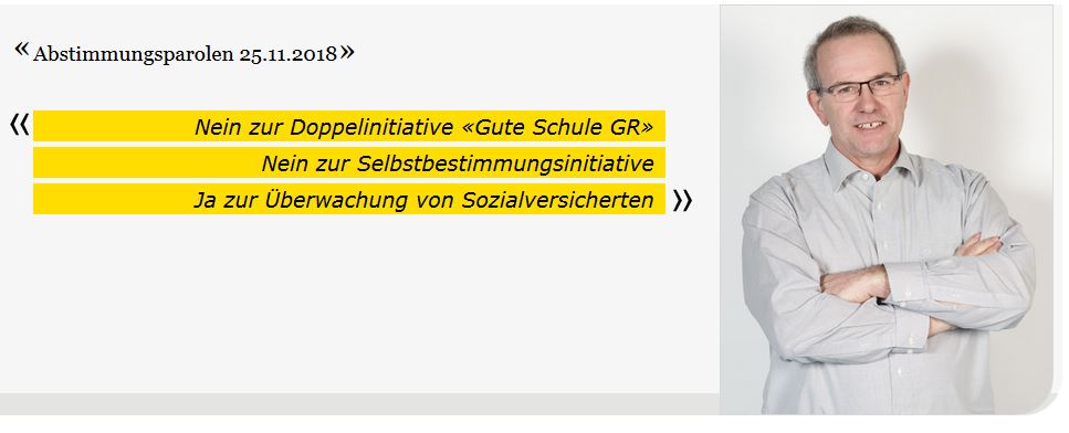 BDP Graubünden wählt neuen Vorstand und sagt Nein zur Selbstbestimmungsinitiative