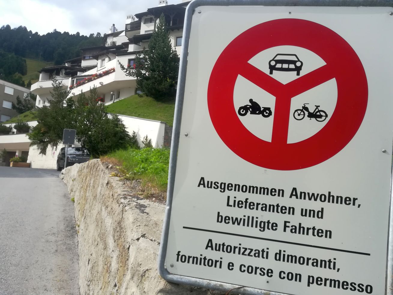 Ferienwohnungsgebiet in St. Moritz