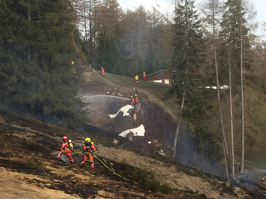 Graubünden rüstet sich gegen Risiko von Waldbränden
