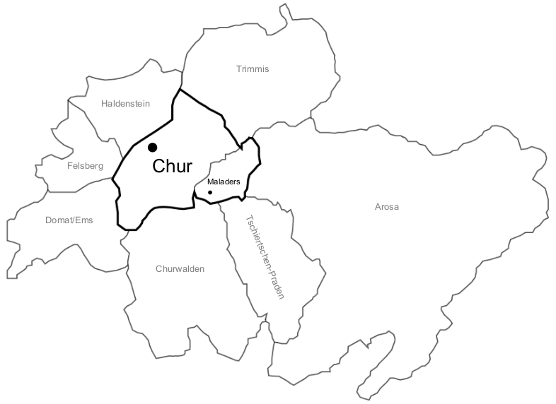Chur expandiert: Ab 1.1.2020 gehört Maladers zu Chur