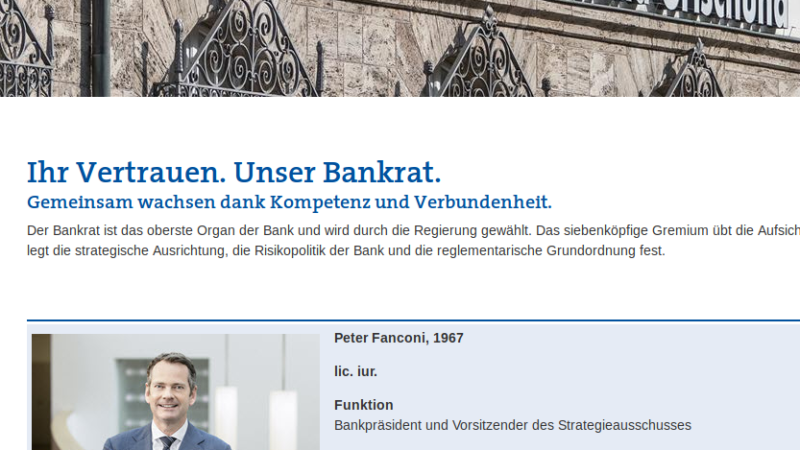 Mysteriöse Vorgänge bei der GKB +++  Thomas Huber geht „per sofort“ +++ Kundenanlagen in Gefahr?