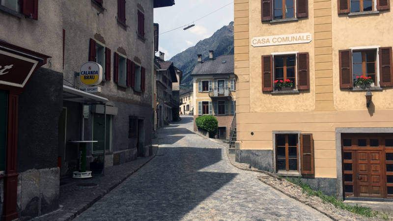 Misox: Instandsetzung Italienische Straße in Mesocco +++ Zudem „Lärmsanierung“ via Einführung von Tempo 30