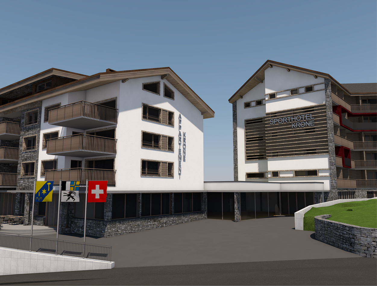 Kantonsbeitrag für den Neubau des Sporthotel Krone Churwalden