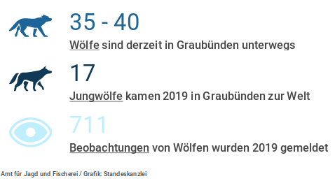 Wolfsrudel Graubünden