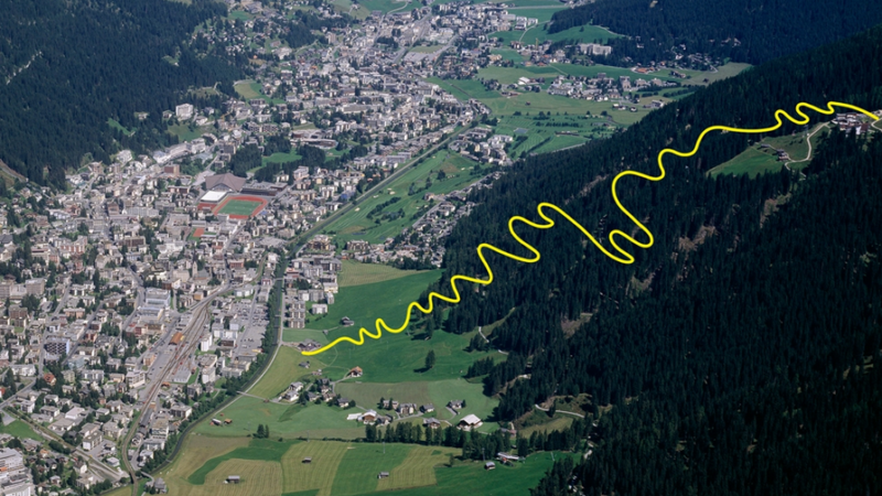 Grünes Licht für durchgängigen Bergveloweg in Davos