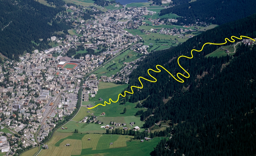 Grünes Licht für durchgängigen Bergveloweg in Davos