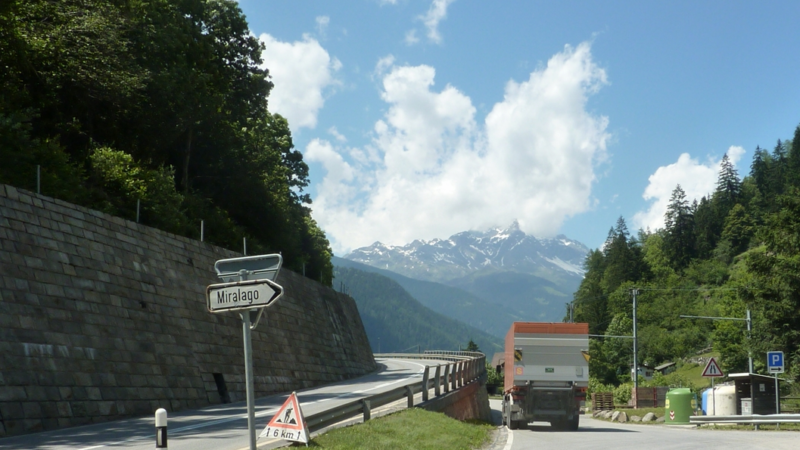 3,6 Mio Steuergelder: Korrektion des Straßenanschlusses am Puschlaver See (Lago di Poschiavo)