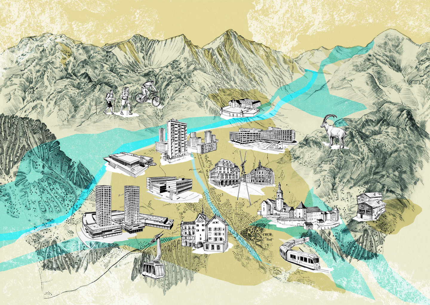 Stadtentwicklung Kantonshauptstadt Chur: Bürger können mitwirken an der Zukunft der Alpenstadt