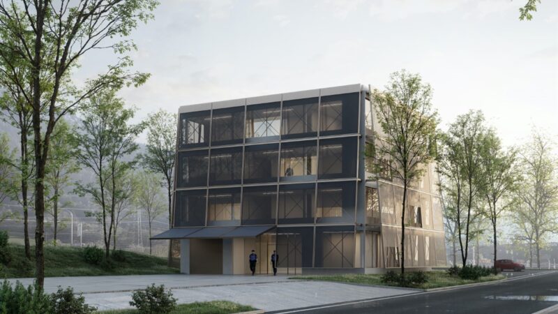 Verkehrsstützpunkt der Kantonspolizei als Leuchtturmprojekt für nachhaltiges Bauen