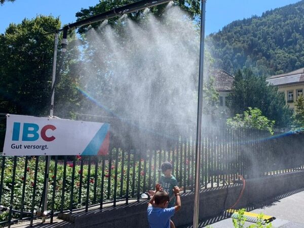 Stadt Chur installiert Sprühduschen zur Abkühlung