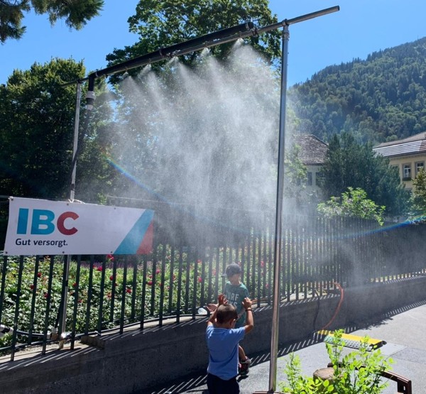 Stadt Chur installiert Sprühduschen zur Abkühlung