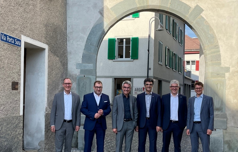 Landsitzung der Regierung in Ilanz und im Lugnez (Val Lumnezia)