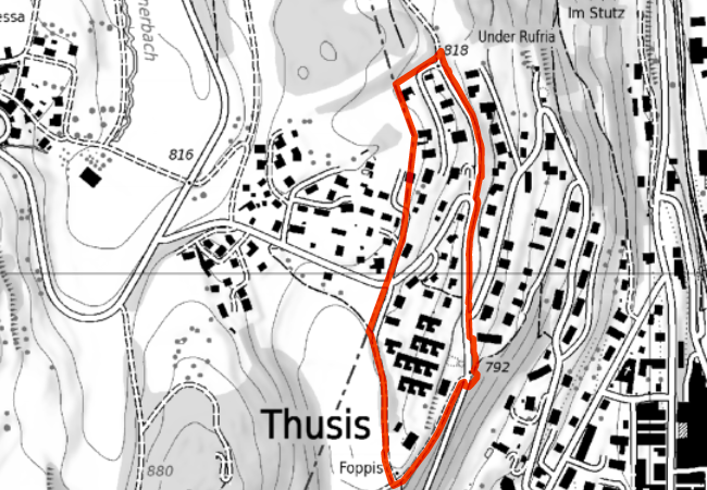 Nach Einsprachen: Neuer Entwurf für den Quartierplan mit Landumlegung Ober Ruvria
