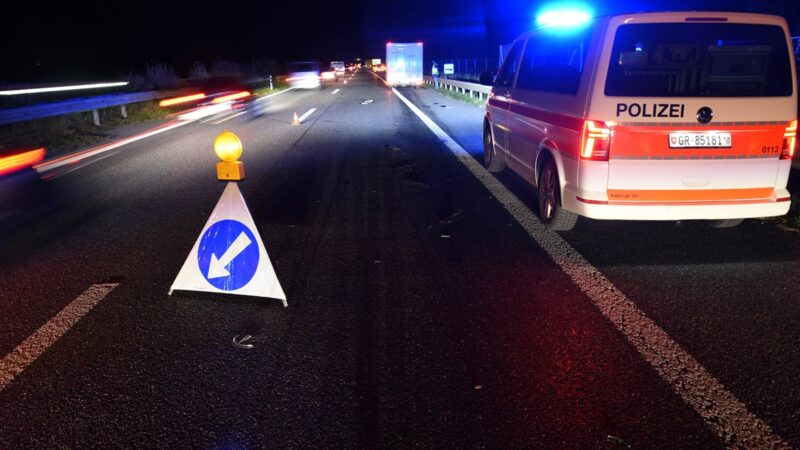 A13 bei Maienfeld: Junglenker (22) rast in Lkw