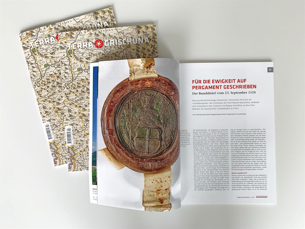 500 Jahre Freistaat Drei Bünde – Sonderausgabe «Terra Grischuna»