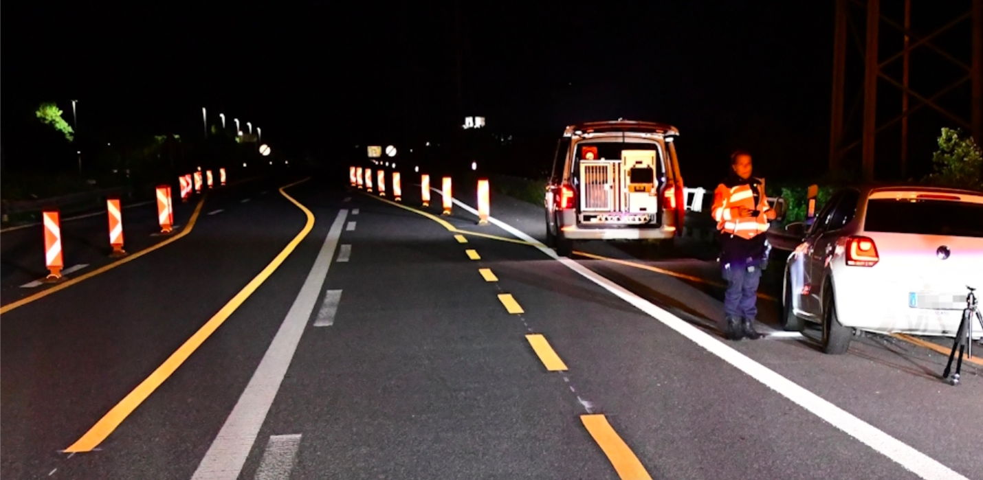 Falschfahrer von Zillis nach Thusis und bis Chur auf der A13