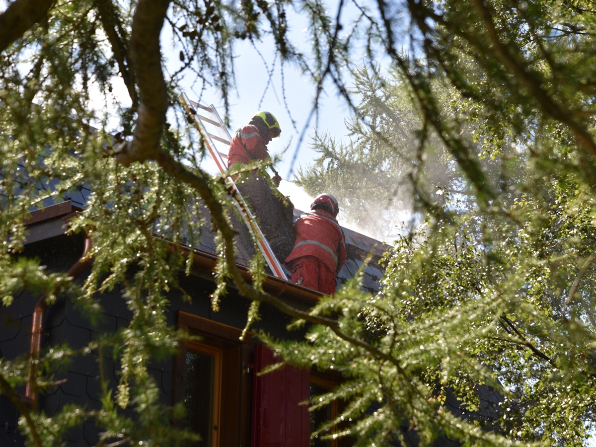 Brand in Feldis wegen Solar-Anlage