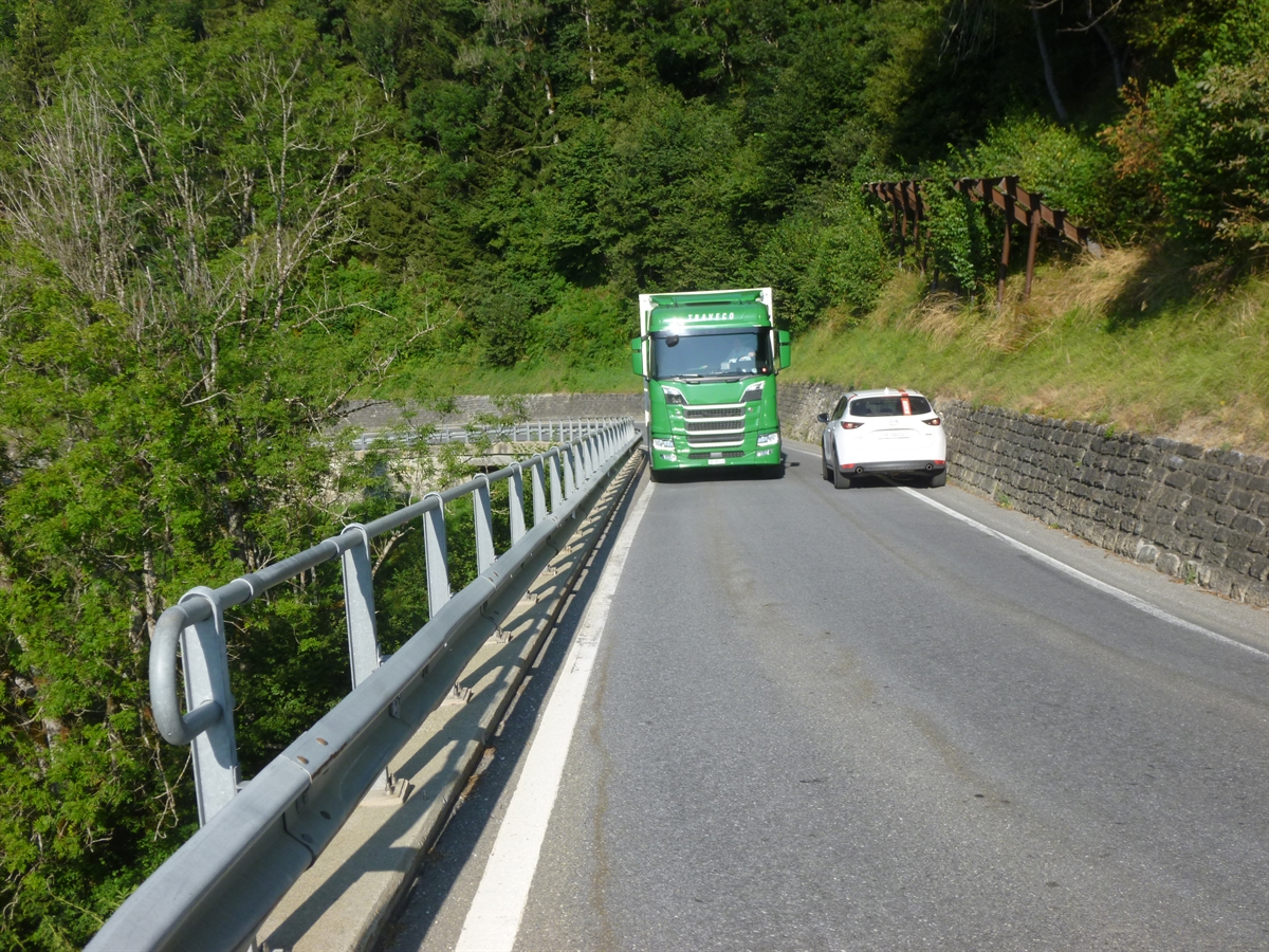 Verbreiterung der Brigelserstrasse im Bereich der Lehnenbrücke Foppa