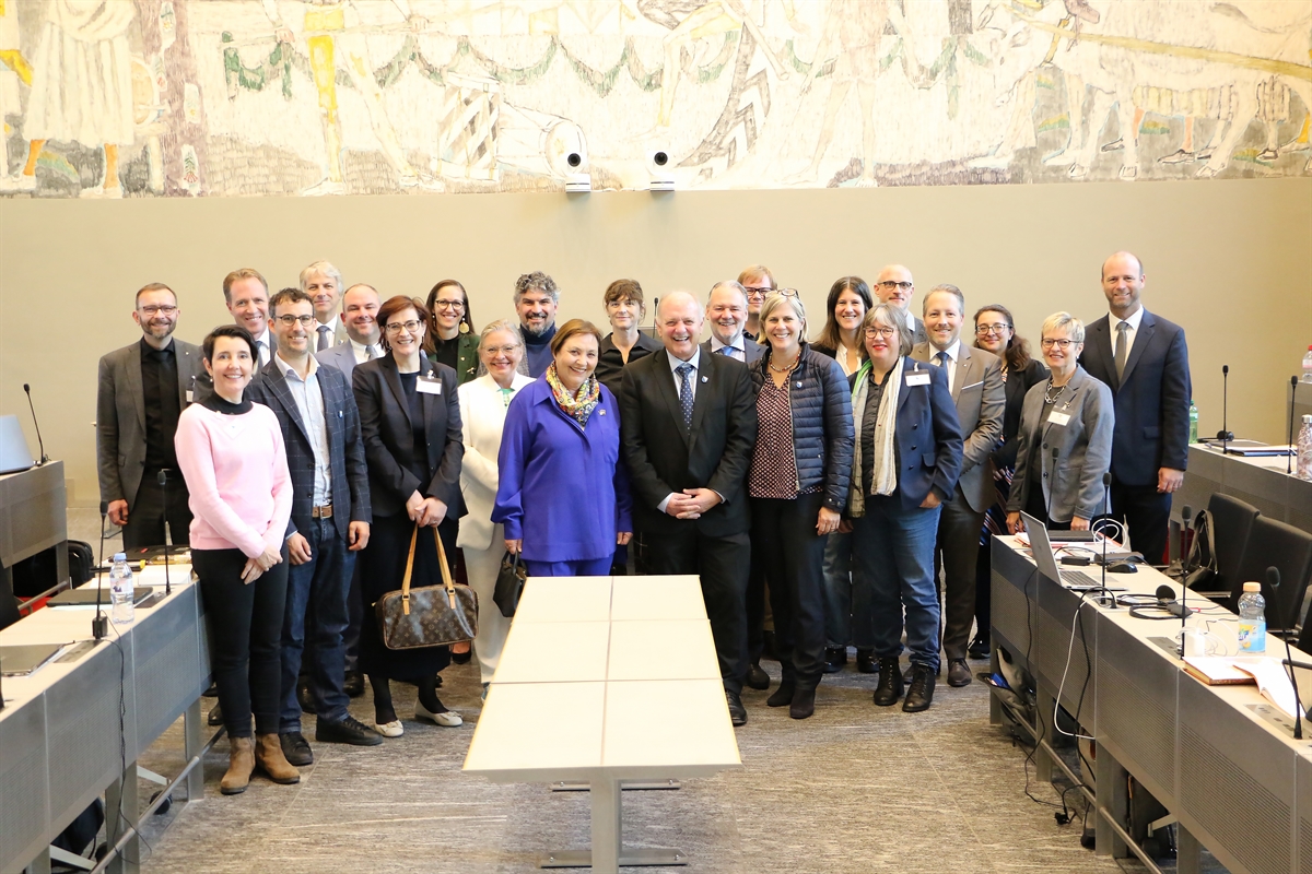 Geschäftsleitung des Kantonsrats des Kantons Zürich zu Besuch in Graubünden