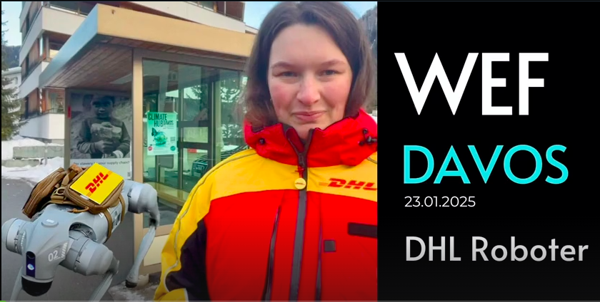 WEF: DHL stellte in Davos Hunde-Roboter vor