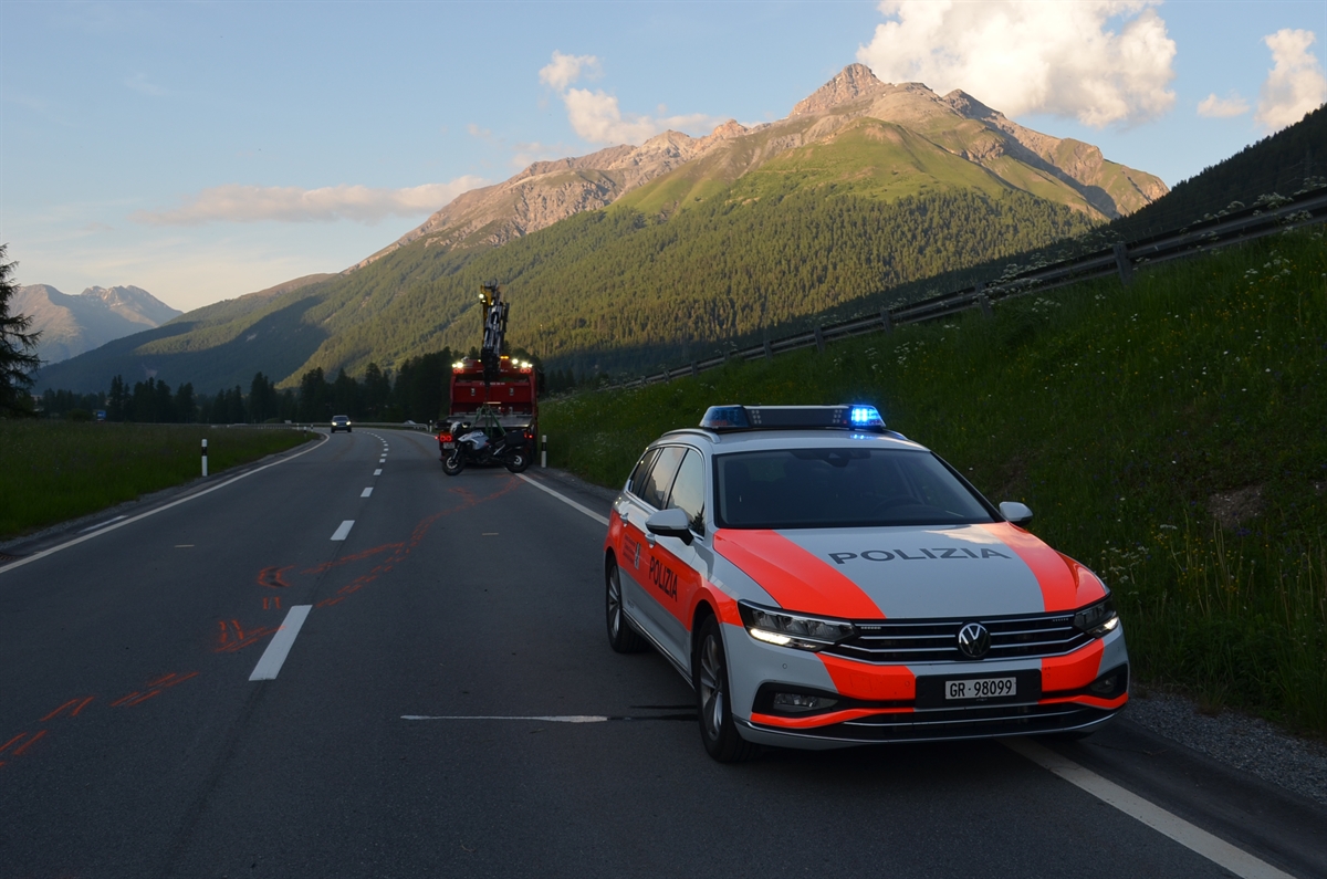 Motorradunfall in S-chanf