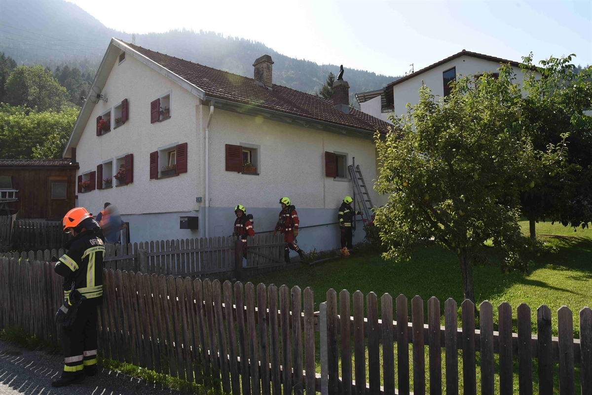Rhäzüns: Feuerwehr rückte wegen Rauchentwicklung aus