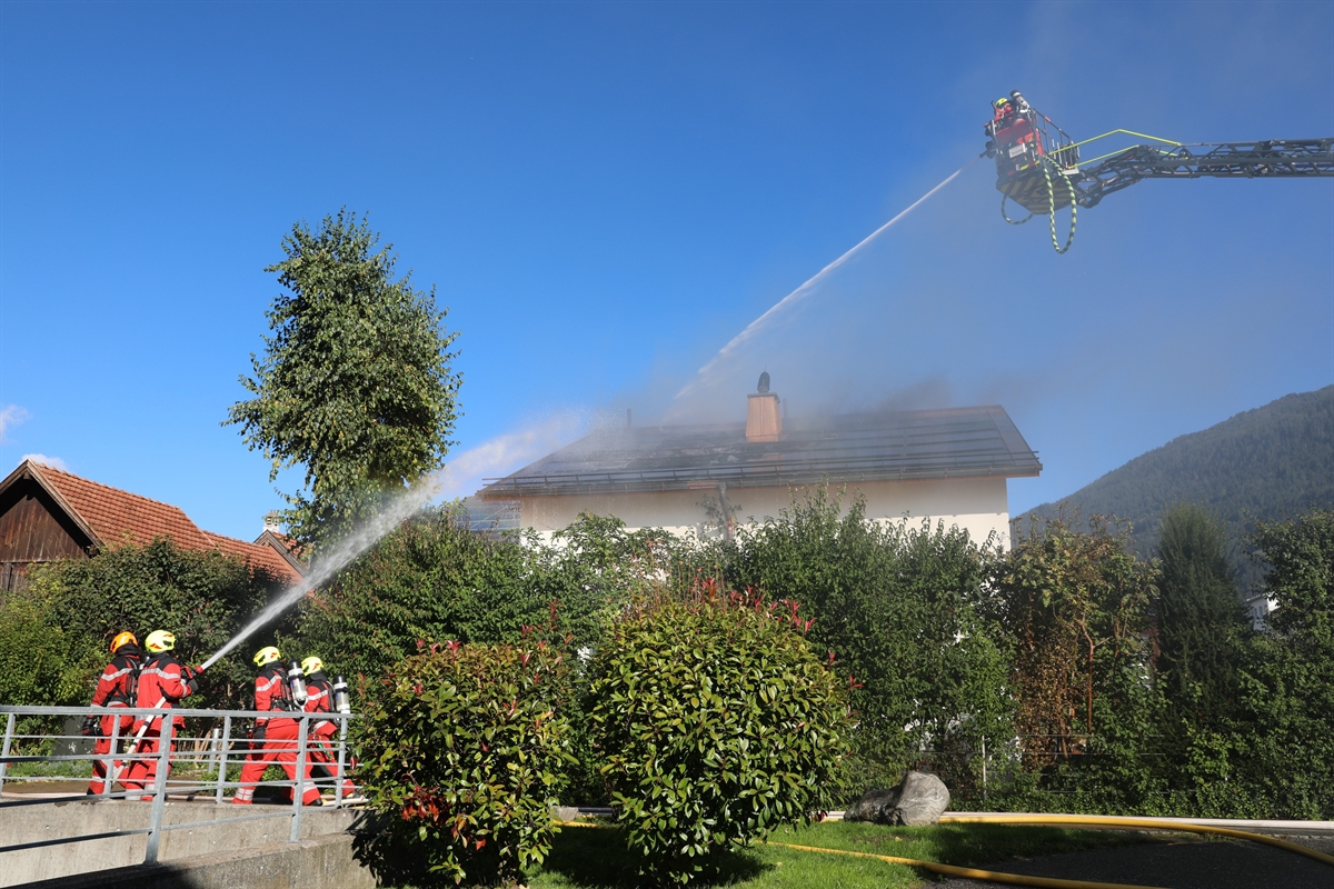 Feuerwehreinsatz in Bonaduz